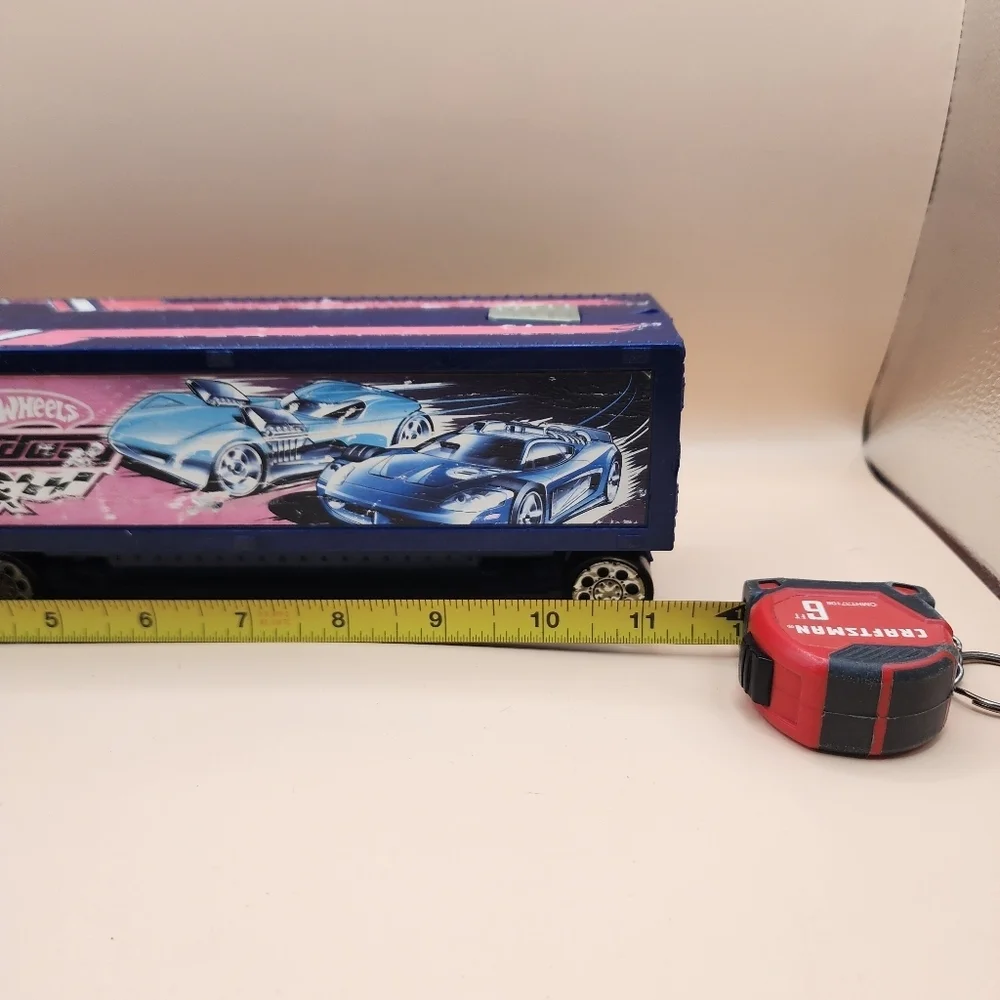 2008 Hot Wheels Speedway Launcher Carrier Truck Hauler 11